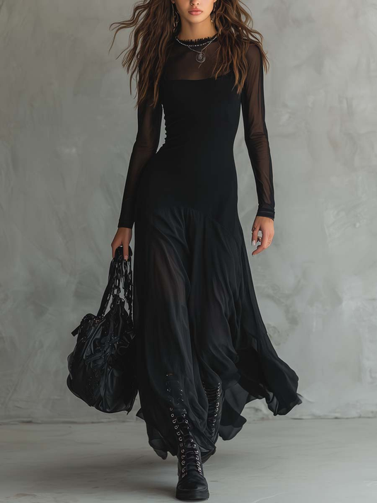 Neroa | Maxi Loose-fit Dress