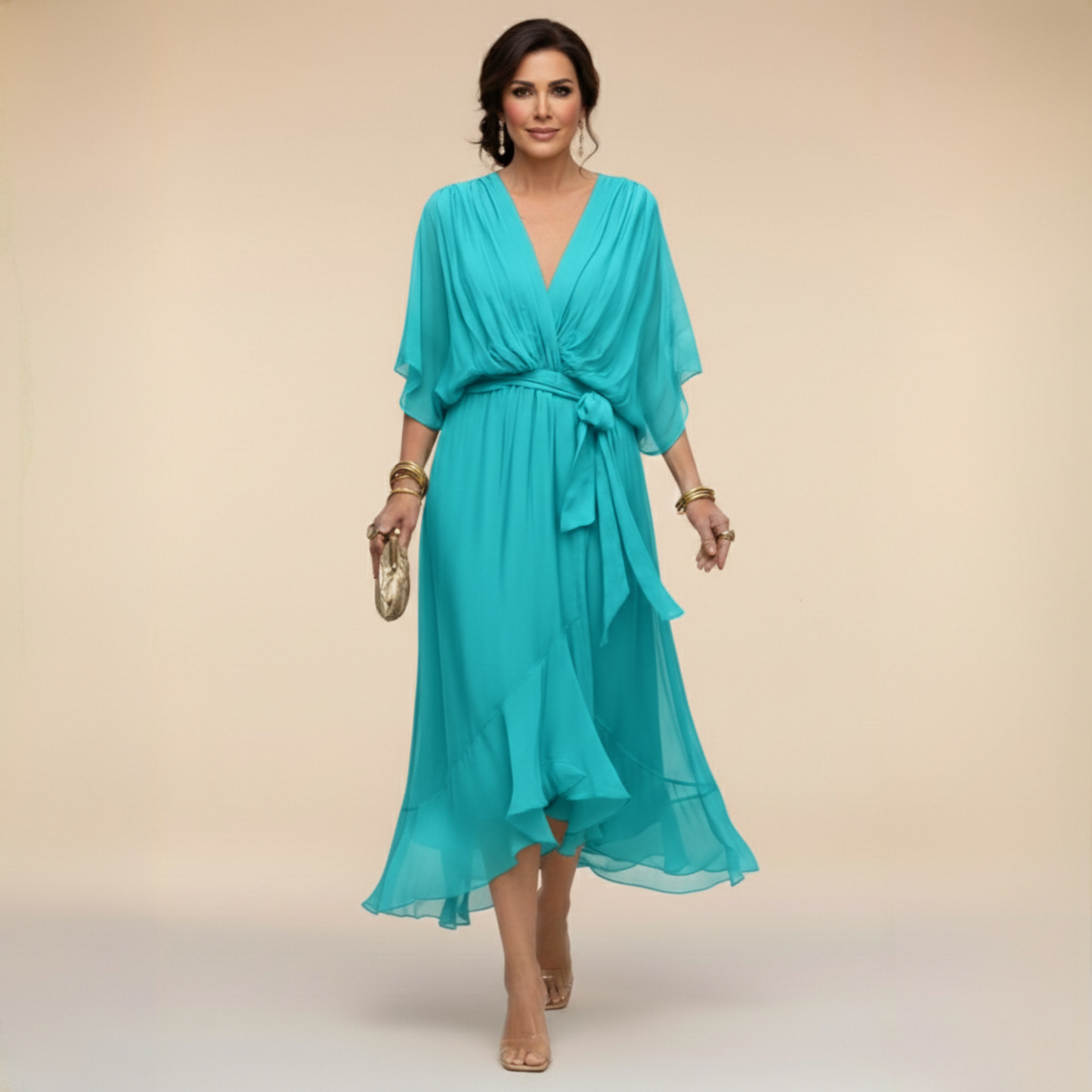 Monica - V-Neck Dress