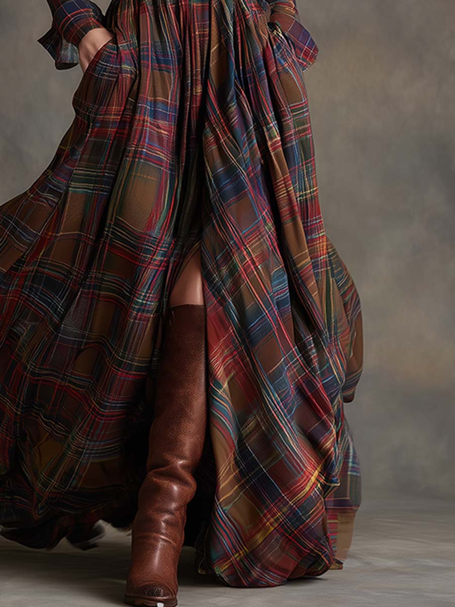 Anne | Belted Shirt Dress