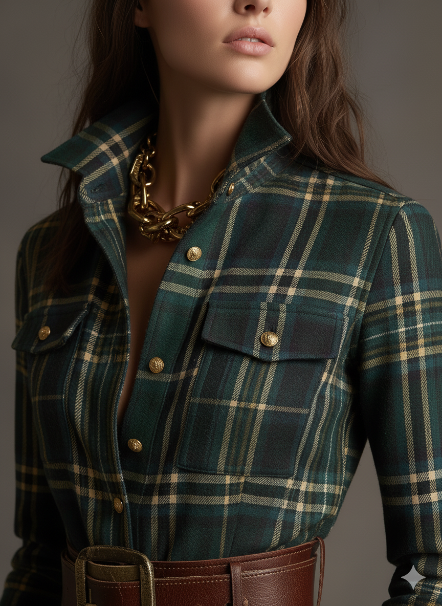 Anne | Belted Shirt Dress