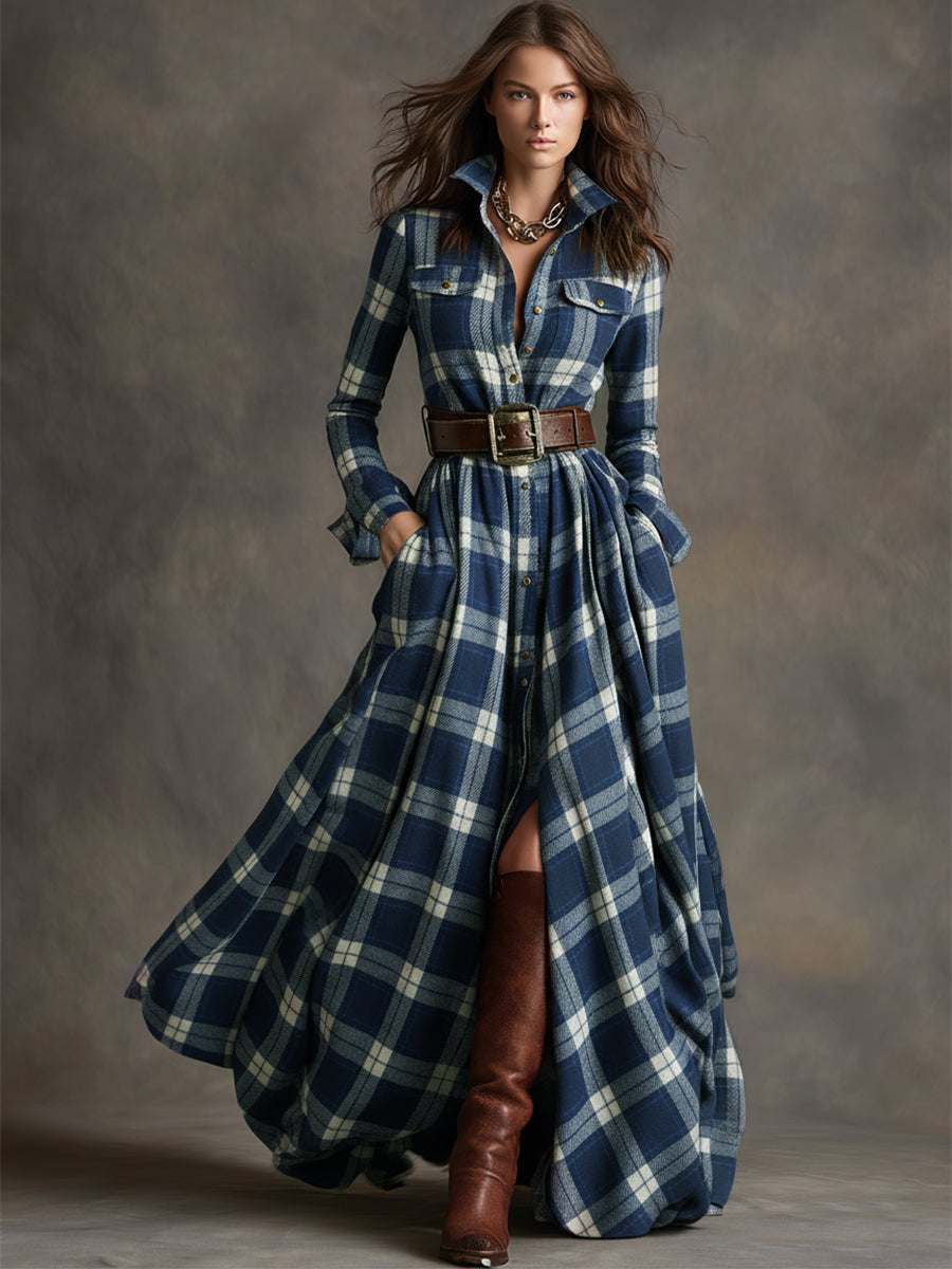 Anne | Belted Shirt Dress