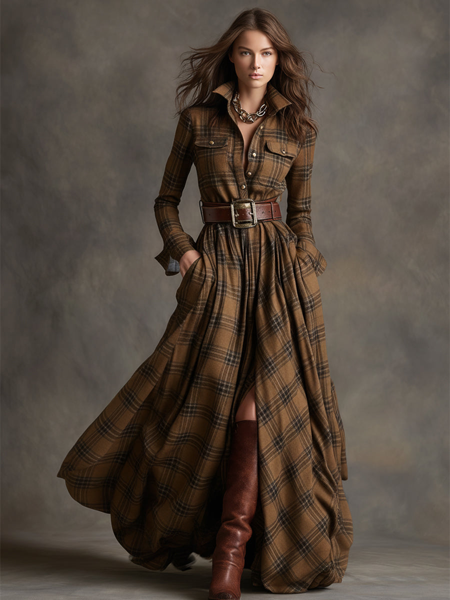 Anne | Belted Shirt Dress