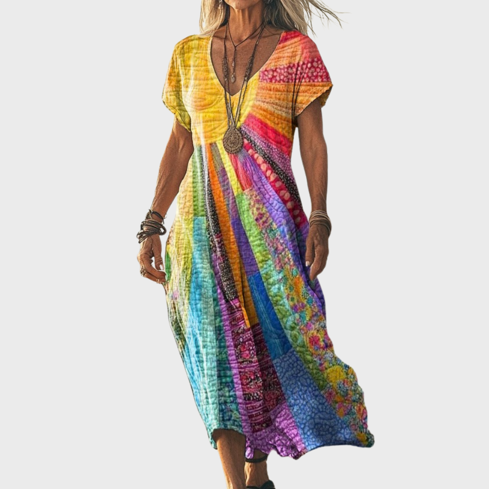 Orla | Bohemian Sun Design Dress