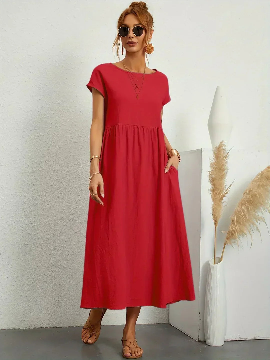 Margaret™ — A flowing midi dress with timeless elegance