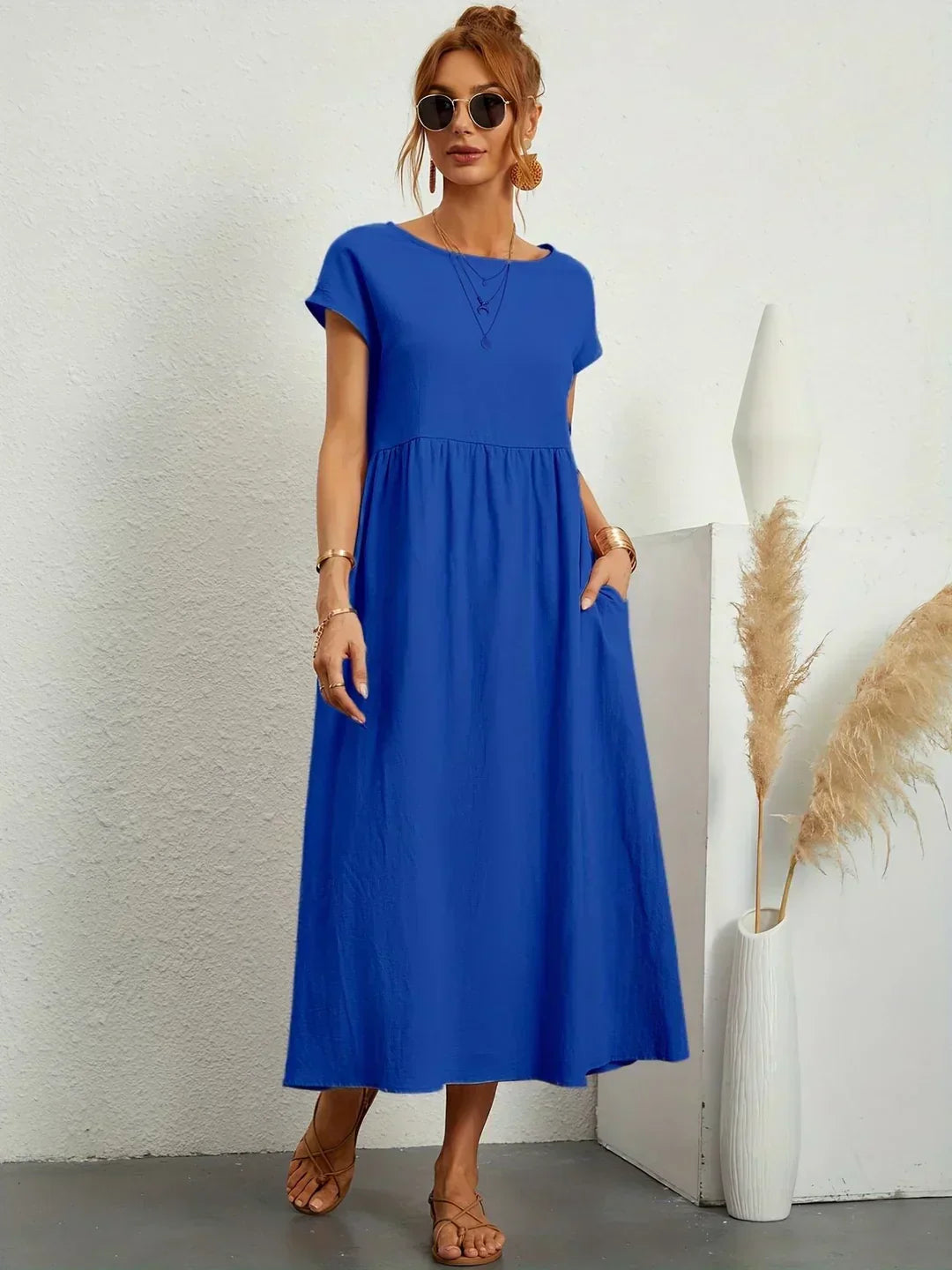 Margaret™ — A flowing midi dress with timeless elegance