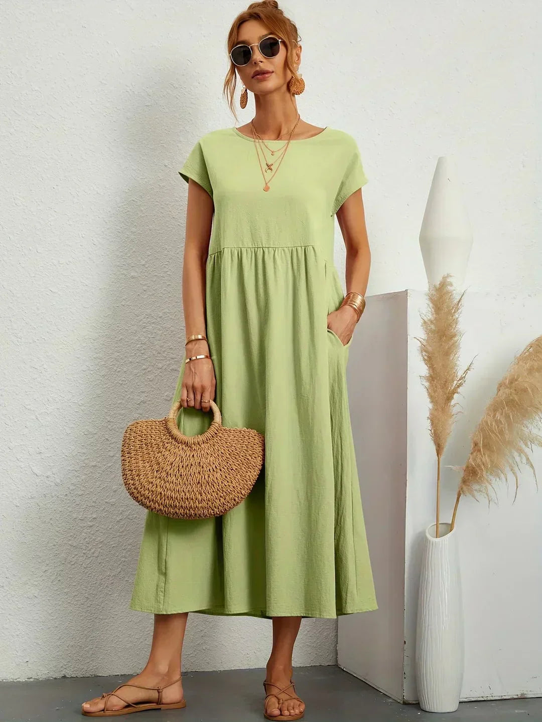 Margaret™ — A flowing midi dress with timeless elegance
