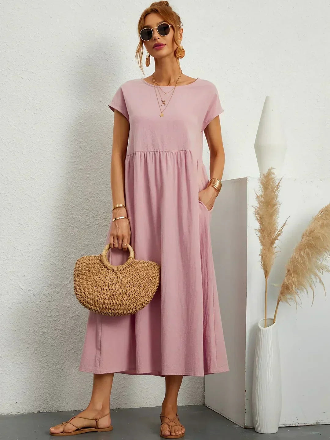 Margaret™ — A flowing midi dress with timeless elegance
