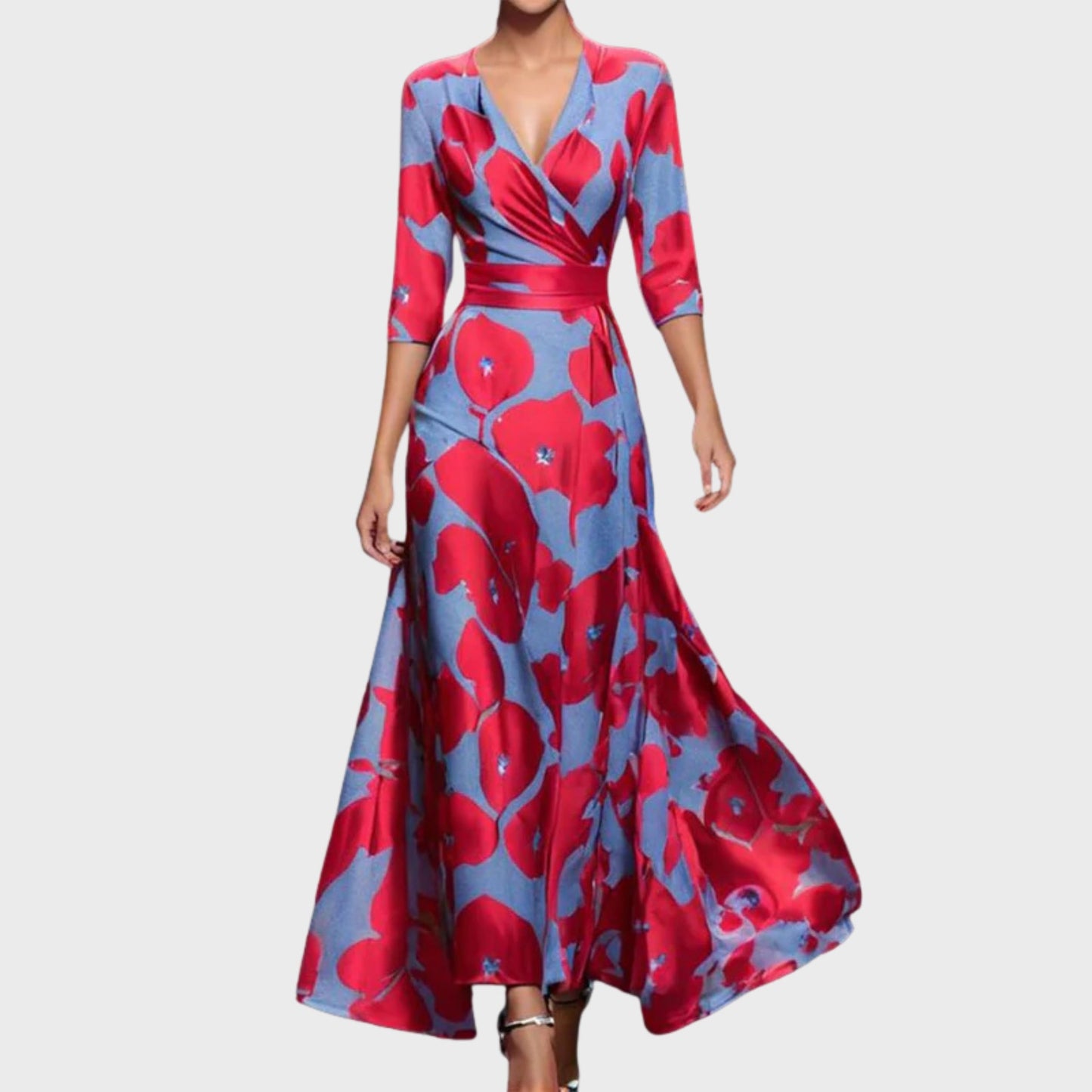 Aoife | Floral Wrap Maxi Dress