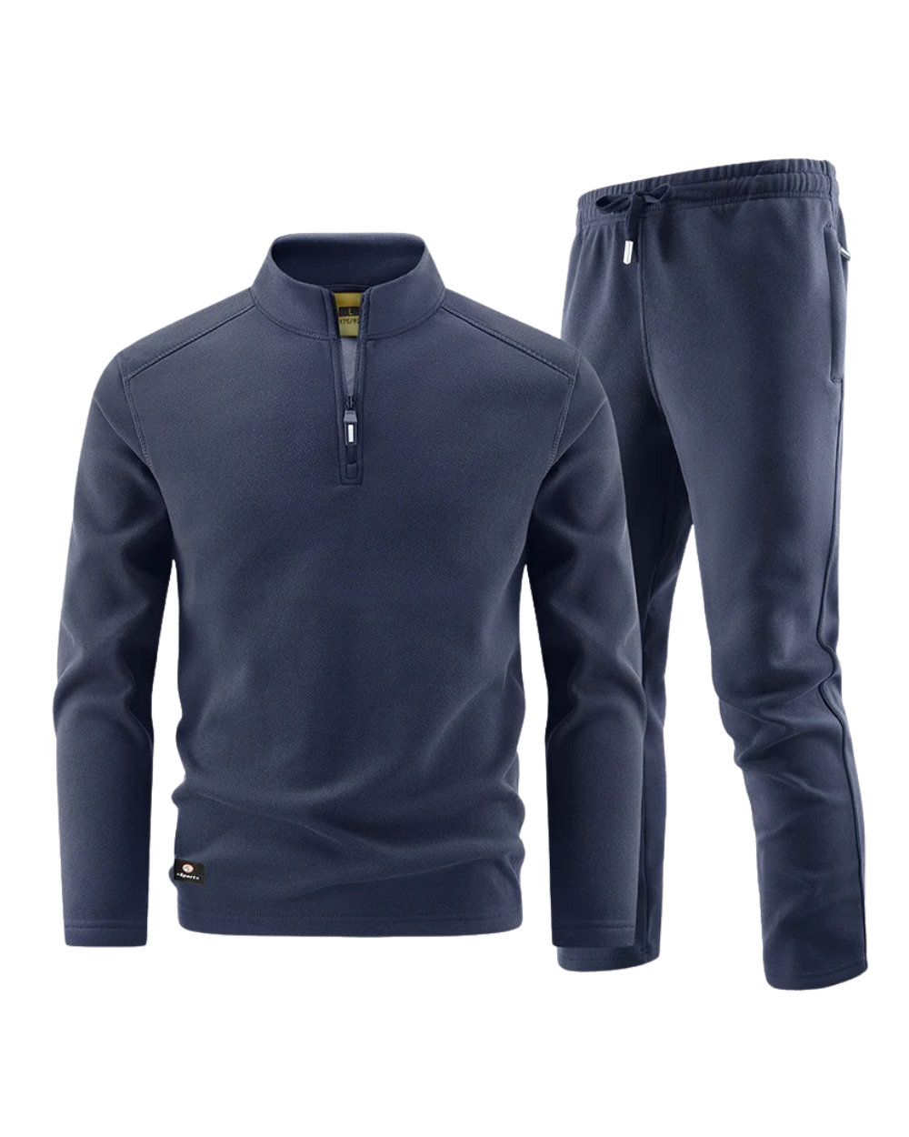 Elegant men's sweater with zipper