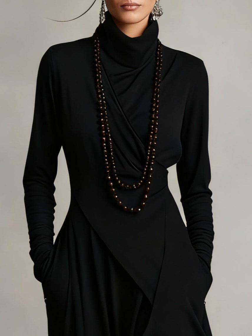Aurelia | Maxi Dress with High Neck