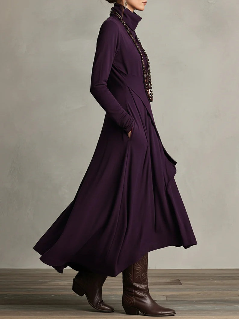 Aurelia | Maxi Dress with High Neck