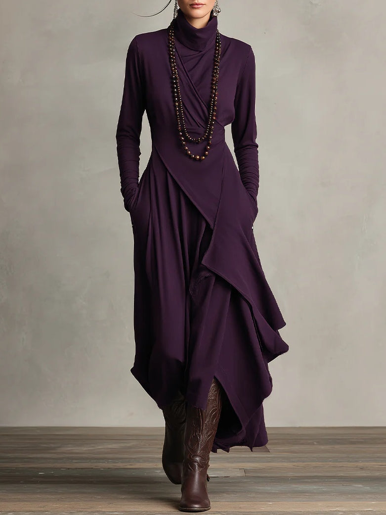 Aurelia | Maxi Dress with High Neck