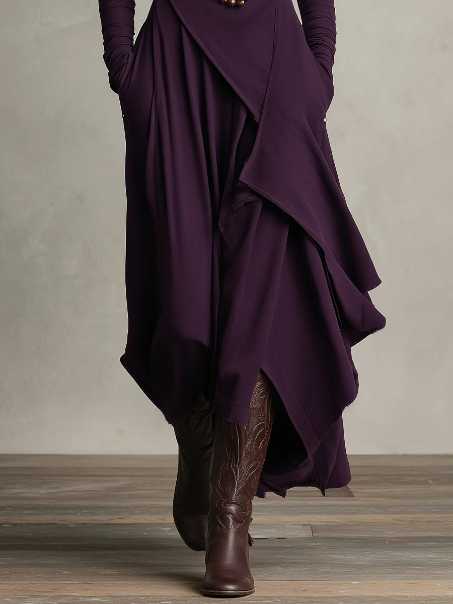 Aurelia | Maxi Dress with High Neck